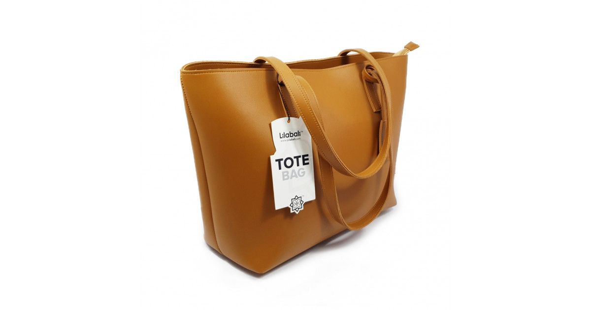 Beige Office Bag